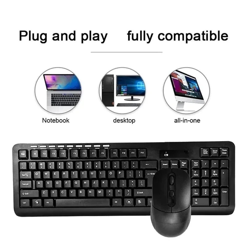 Kit Teclado e Mouse Sem Fio: Conforto e Organização para Seu Dia a Dia 🖥️