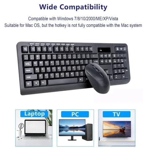 Kit Teclado e Mouse Sem Fio: Conforto e Organização para Seu Dia a Dia 🖥️