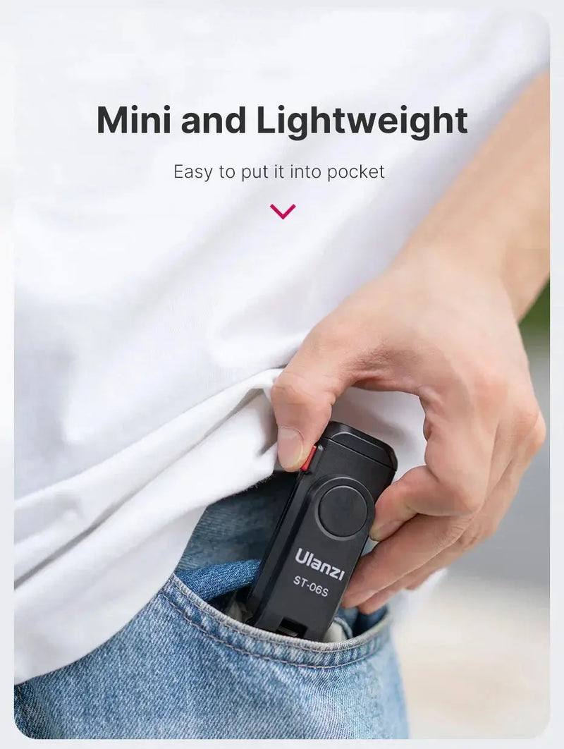 Ulanzi ST-06S 360°Rotatable Phone Holder Vertical Shoot PhoneMount Tripod Mount With Cold Shoe phone Clip Clamp Vlog Video