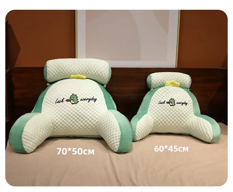 Soft Plu Lumbar Support Pillow Bede Sofa Latex Cuion S Pillow Barest Pad Girls Cartoon Anime Home Decor