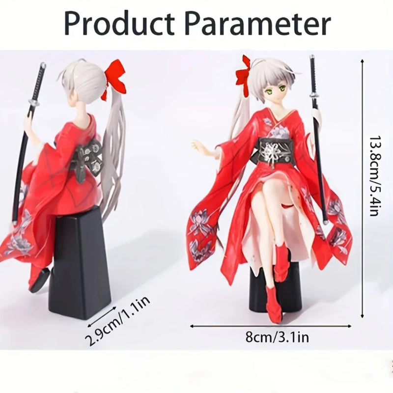 Japanese Anime Cute Action Figure Decorations Home And Car Decoration Beautiful And Durable Car Accessories For Girls Series