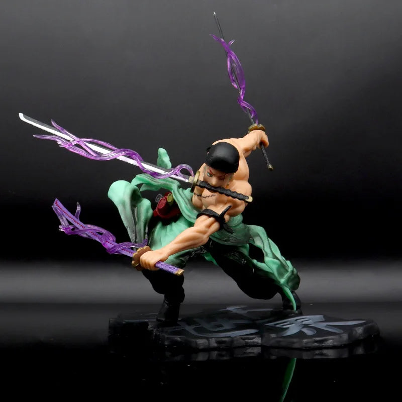 Anime One Piece Roronoa Zoro Anime Action Figure Model Gifts Collectible Figurines for Kids