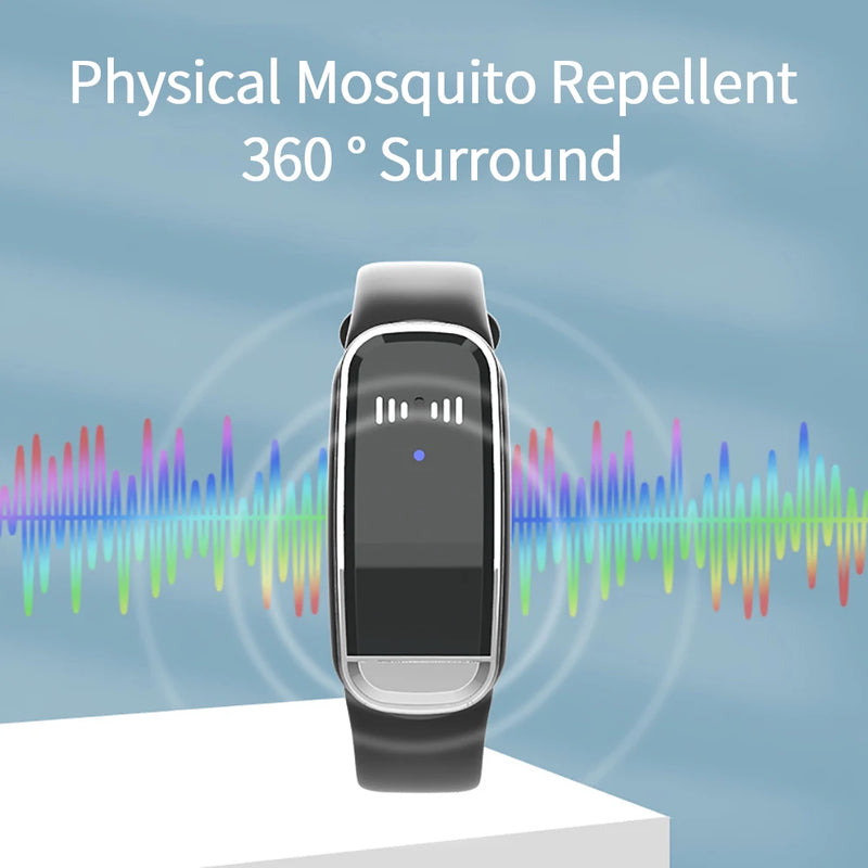 Pulseira Repelente Ultrassônica Premium: Proteção 100% Segura e Eficaz 🛡️🦟