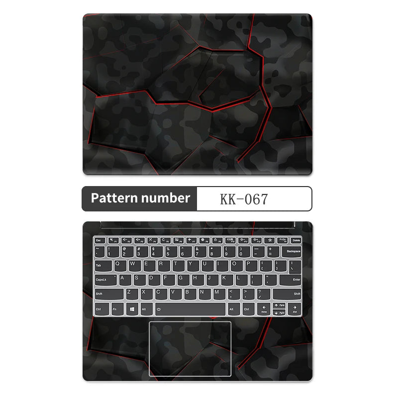 DIY Geometry Cover Laptop Skins Sticker 13.3"14"15.6"17.3"Vinyl Skin Case for Macbook/Lenovo/Hp/Acer Decorate Decal Assessories