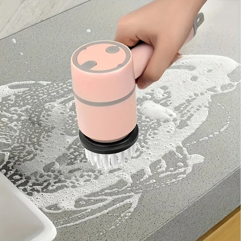 2/4/6Brush Electric Spin Scrubber, Rechargeable Cleaning Brush, Floors, Carpets, Bathrooms, Kitchens, Cordless Handheld Washer