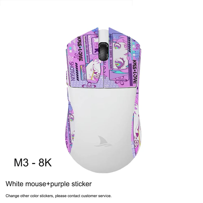 Motospeed Darmoshark M3 8K Bluetooth Wireless Gaming Mouse 26K DPI PAW3395 Sensor Computer Office Mouse TTC For Laptop PC