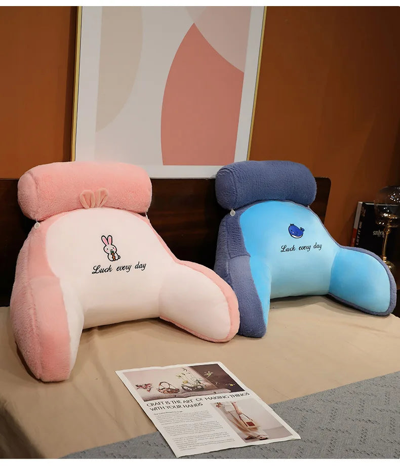 Soft Plu Lumbar Support Pillow Bede Sofa Latex Cuion S Pillow Barest Pad Girls Cartoon Anime Home Decor