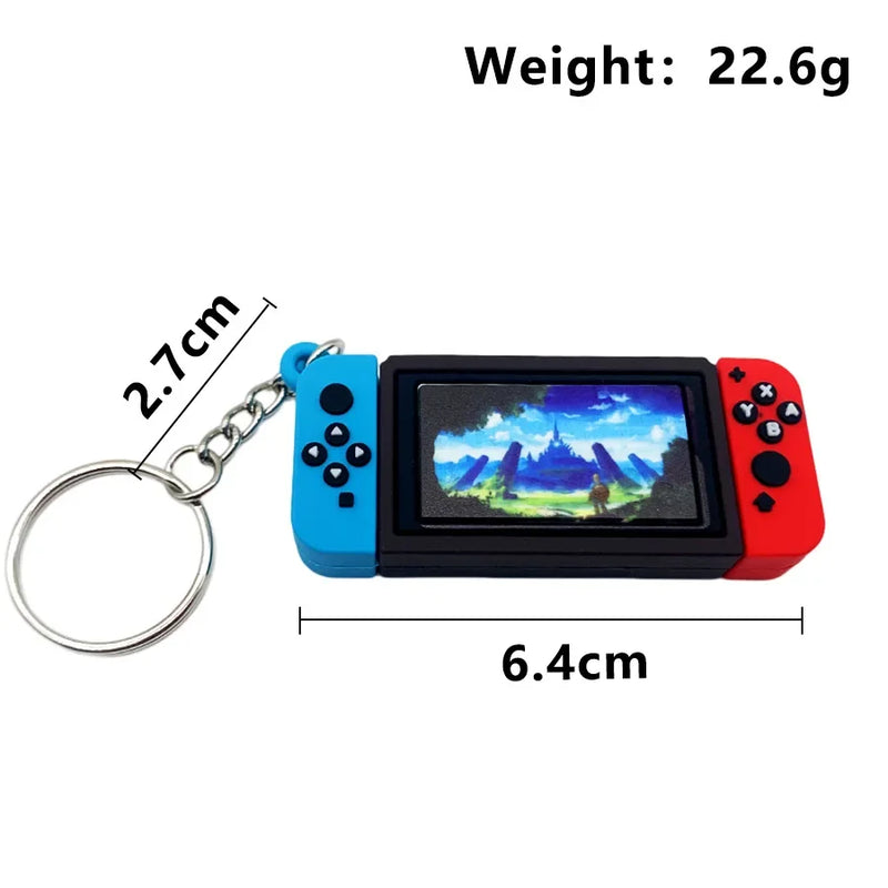 PS5 XBOX Game Console Controller Model Keychains Mini Simulation Collection Key Chain Pendant for Men Women Keys Ring Toys Gift