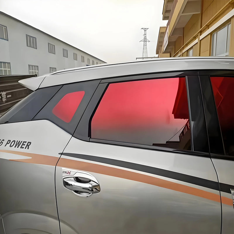 1PC Gradient Window Tint Film Heat-Resistant Anti-Explosive Peel And Stick Solar Film for Car & Home Automotive Privacy Window F