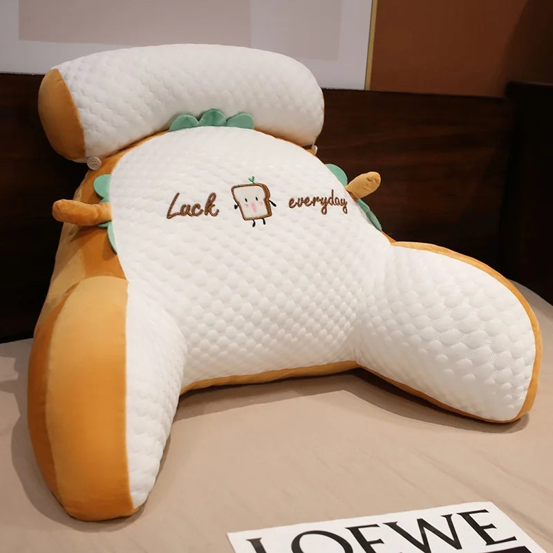 Soft Plu Lumbar Support Pillow Bede Sofa Latex Cuion S Pillow Barest Pad Girls Cartoon Anime Home Decor