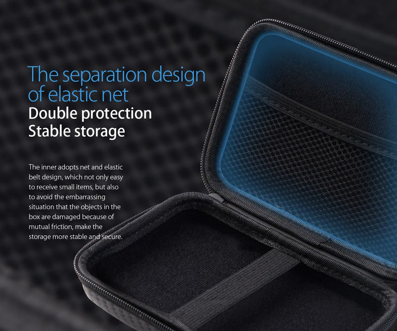 ORICO 2.5 Hard Disk Case Portable HDD Protection Bag for External 2.5 inch Hard Drive/Earphone/U Disk Hard Disk Drive Case Black