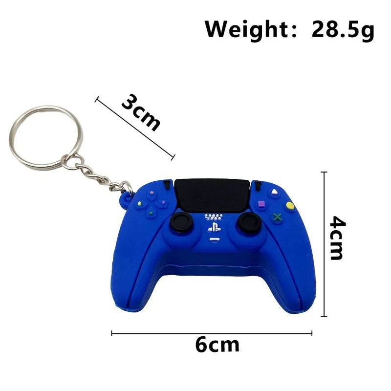 PS5 XBOX Game Console Controller Model Keychains Mini Simulation Collection Key Chain Pendant for Men Women Keys Ring Toys Gift