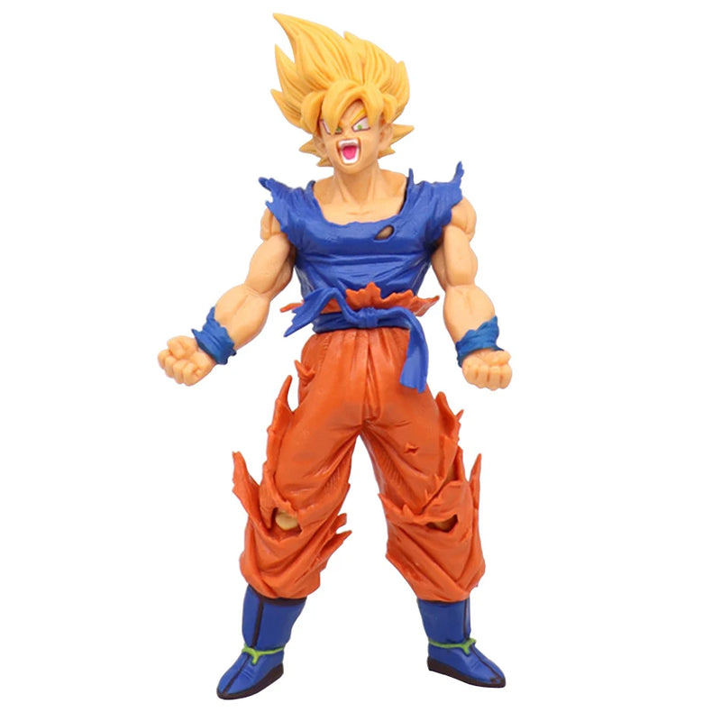 Anime Dragon Ball Z Super Saiyan Son Goku Vegeta Anime Action Figure Model Gifts Collectible Figurines for Kids 18cm