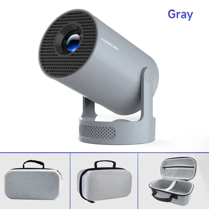 Magcubic Projector Android 11 4K 1280*720P HY300 Pro + Dual Wifi 290ANSI 180°flexible BT5.0 Cinema Outdoor Portable Projector