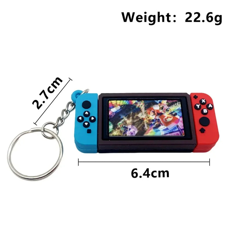 PS5 XBOX Game Console Controller Model Keychains Mini Simulation Collection Key Chain Pendant for Men Women Keys Ring Toys Gift