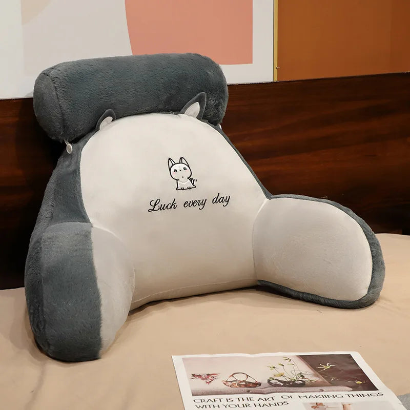 Soft Plu Lumbar Support Pillow Bede Sofa Latex Cuion S Pillow Barest Pad Girls Cartoon Anime Home Decor