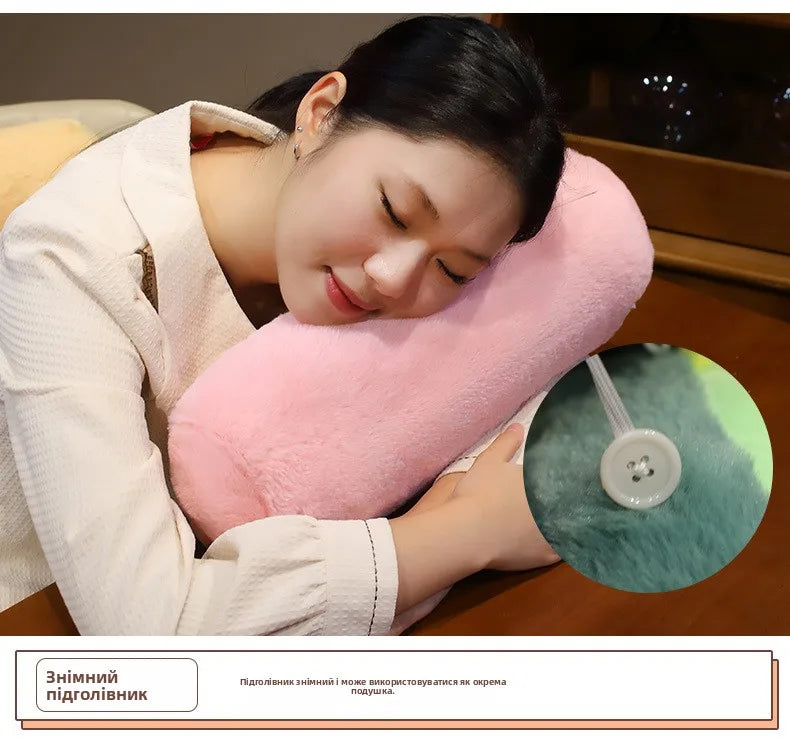 Soft Plu Lumbar Support Pillow Bede Sofa Latex Cuion S Pillow Barest Pad Girls Cartoon Anime Home Decor