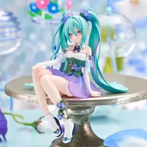 New Anime Miku Cute Kawaii Virtual Singer Manga Statue Pvc Action Figure 15~25cm