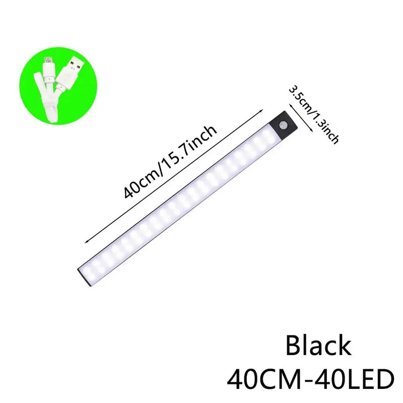 Night Light Led Lamp Under Cabinet Lights Motion Sensor night light Closet Light Cabinet Kitchen Lighting Magnetic night lights