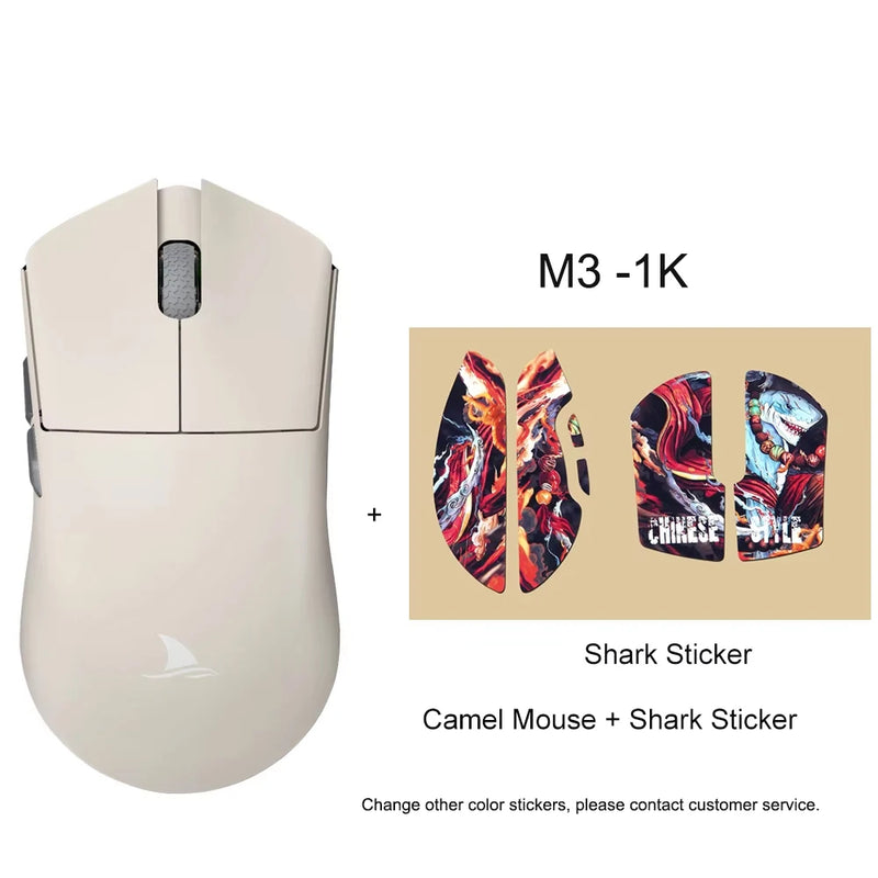 Motospeed Darmoshark M3 8K Bluetooth Wireless Gaming Mouse 26K DPI PAW3395 Sensor Computer Office Mouse TTC For Laptop PC