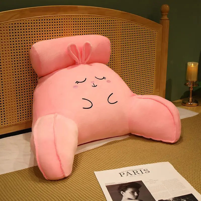 Soft Plu Lumbar Support Pillow Bede Sofa Latex Cuion S Pillow Barest Pad Girls Cartoon Anime Home Decor