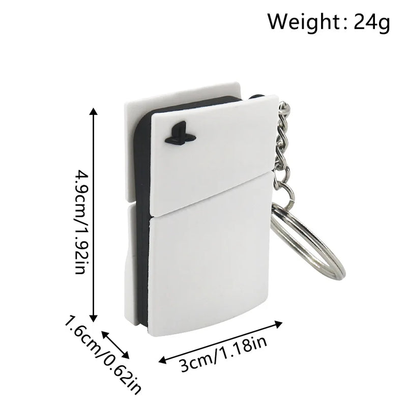 PS5 XBOX Game Console Controller Model Keychains Mini Simulation Collection Key Chain Pendant for Men Women Keys Ring Toys Gift