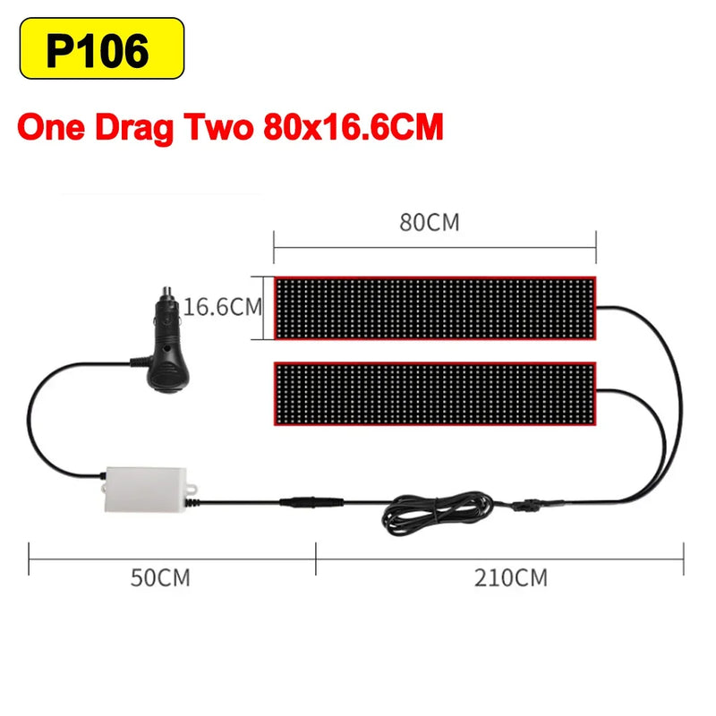 Led Eyes for Truck Devil Eye LED Pixel Panel Light for Trucks Cars DIY Remote Control Scrolling Animation Soft Foldable