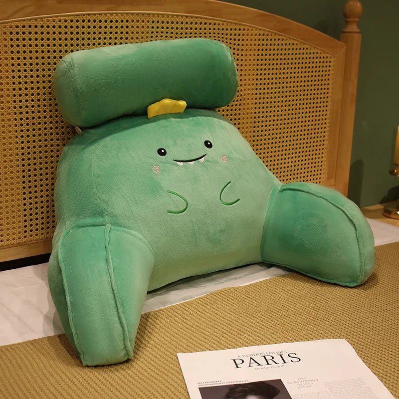 Soft Plu Lumbar Support Pillow Bede Sofa Latex Cuion S Pillow Barest Pad Girls Cartoon Anime Home Decor