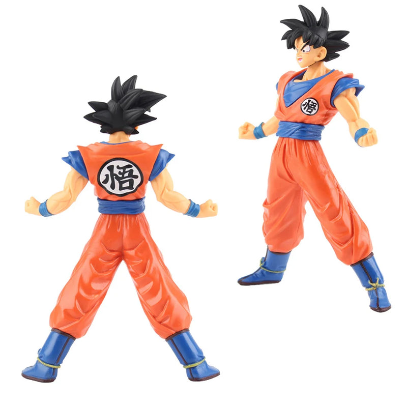 Anime Dragon Ball Z Super Saiyan Son Goku Vegeta Anime Action Figure Model Gifts Collectible Figurines for Kids 18cm