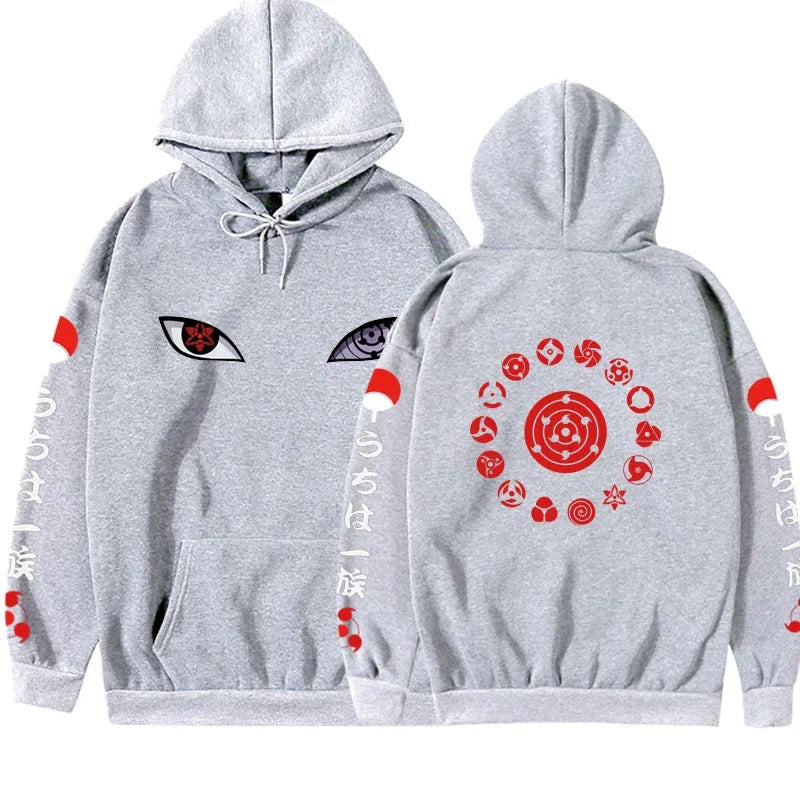 2025 Naruto Manga Inspired Hoodie AutumnWinter LaidBack Sweatshirt Unisex Fashion Top Hoodies Women