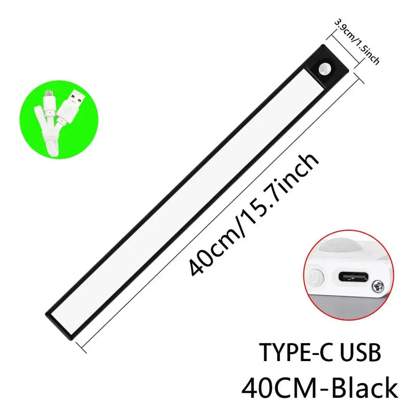 Night Light Led Lamp Under Cabinet Lights Motion Sensor night light Closet Light Cabinet Kitchen Lighting Magnetic night lights