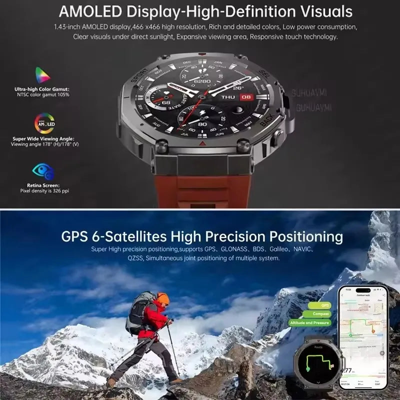 Smartwatch TANK T-REX 3: O seu Parceiro para Aventura Extrema