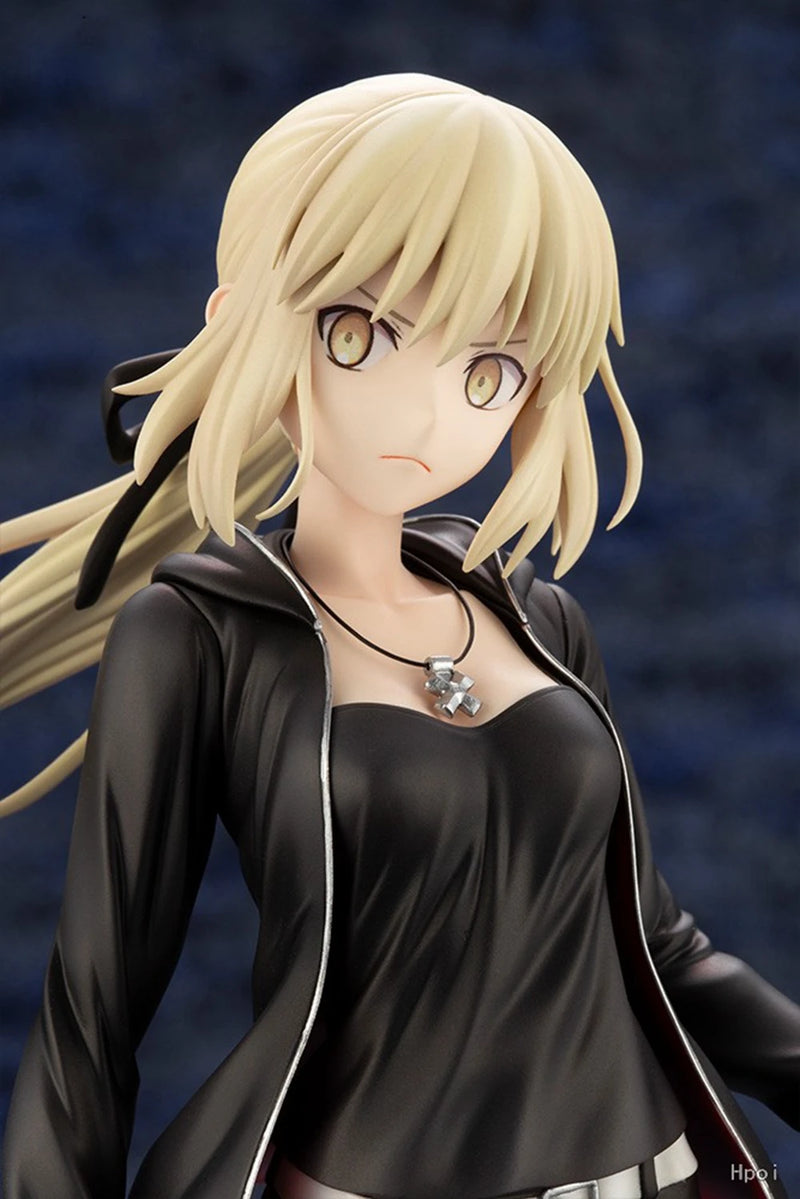 24CM Anime Fate/Grand Order Altria Pendragon 1/7 Saber Figure Standing Sword Model Toy Gift Collection Action Figure PVC