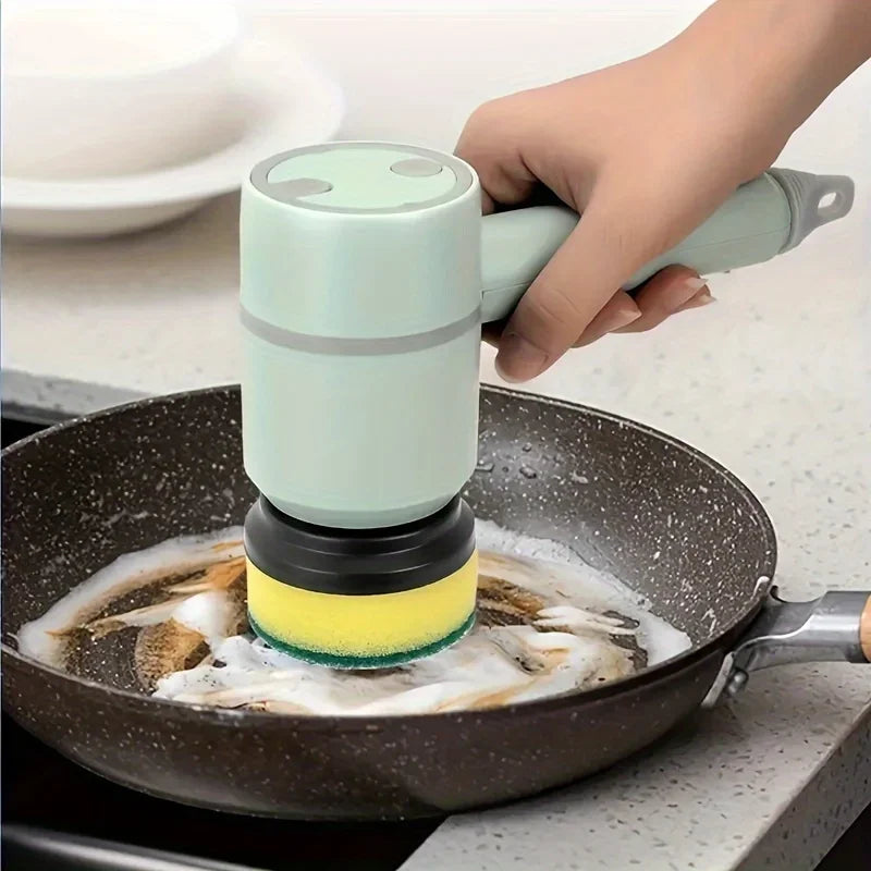 2/4/6Brush Electric Spin Scrubber, Rechargeable Cleaning Brush, Floors, Carpets, Bathrooms, Kitchens, Cordless Handheld Washer