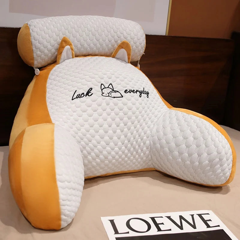 Soft Plu Lumbar Support Pillow Bede Sofa Latex Cuion S Pillow Barest Pad Girls Cartoon Anime Home Decor