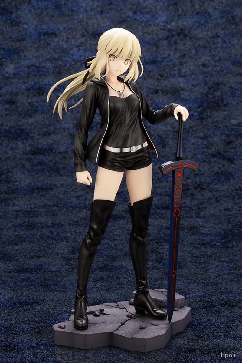 24CM Anime Fate/Grand Order Altria Pendragon 1/7 Saber Figure Standing Sword Model Toy Gift Collection Action Figure PVC