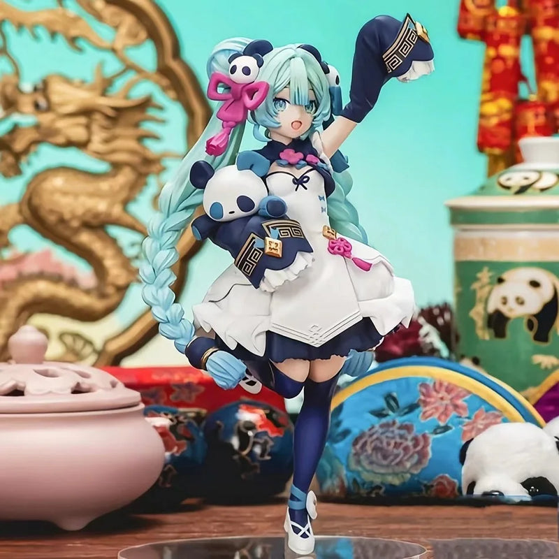Anime Hatsune Miku X Cinnamoroll Figure Anime Peripheral Collectible Models Decorative Decorations Children Kawaii Gift