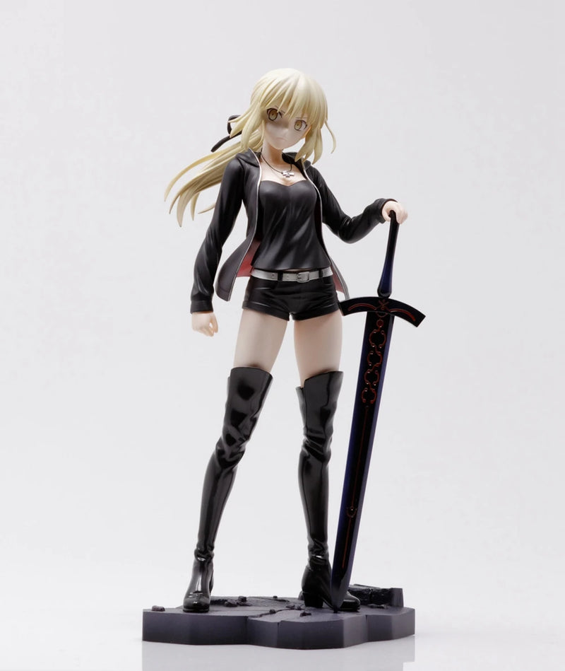 24CM Anime Fate/Grand Order Altria Pendragon 1/7 Saber Figure Standing Sword Model Toy Gift Collection Action Figure PVC