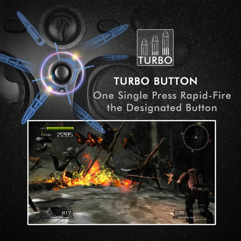 2.4G Wireless Gamepad Controller For PC/ PS3/ TV Box/ Android Phone Joystick For Super Console X Pro Video Game Console