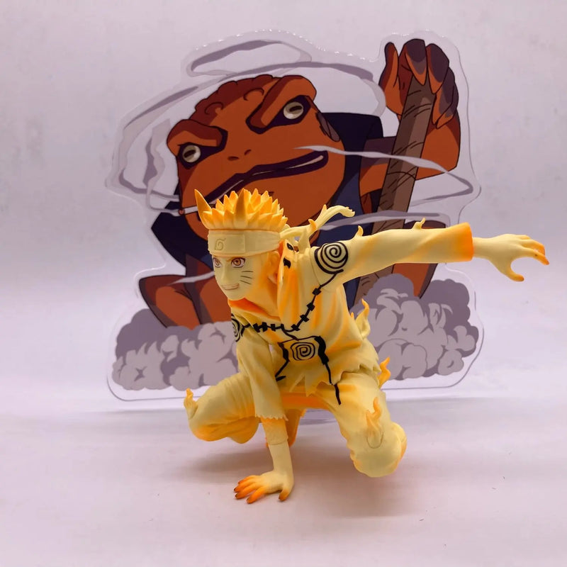 10cm  Naruto Panel Spectacle Haruno Naruto Uchiha Sasuke Sakura Anime Figure Action Figures Model Toys Holiday Gift