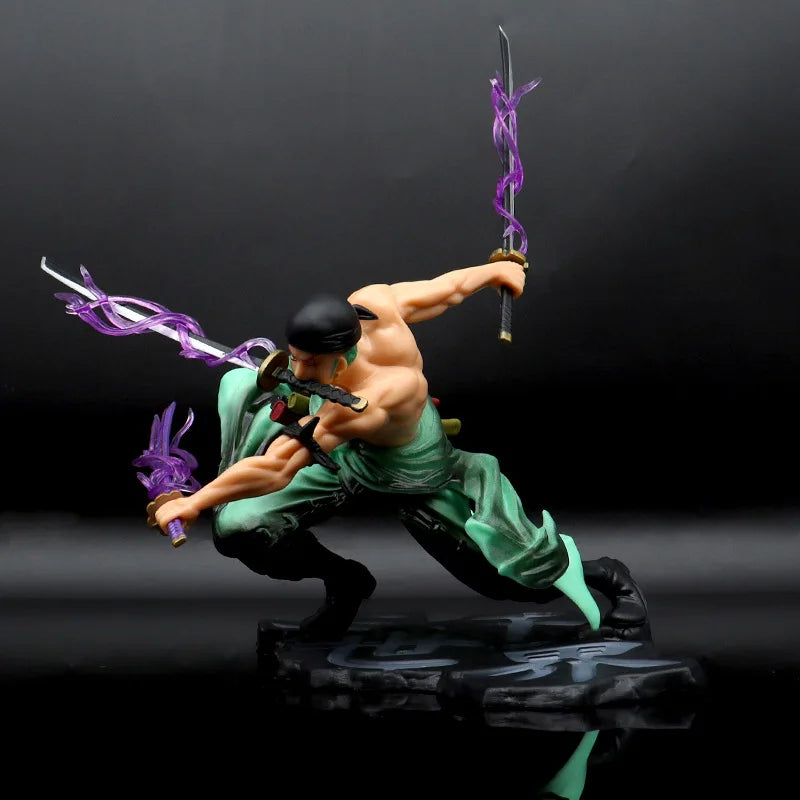 Anime One Piece Roronoa Zoro Anime Action Figure Model Gifts Collectible Figurines for Kids