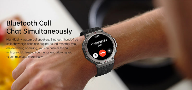 Smartwatch TANK T-REX 3: O seu Parceiro para Aventura Extrema