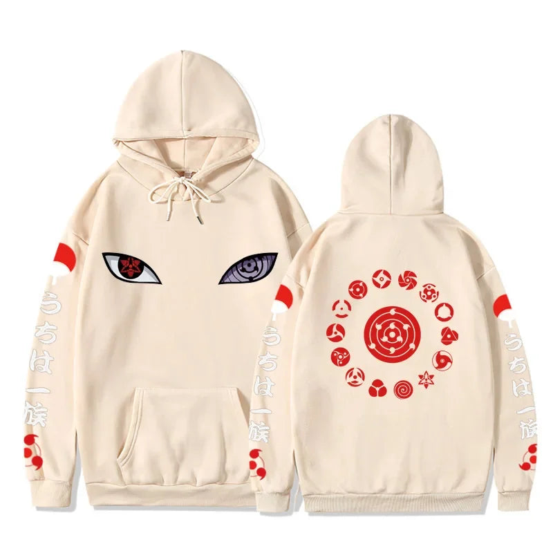 2025 Naruto Manga Inspired Hoodie AutumnWinter LaidBack Sweatshirt Unisex Fashion Top Hoodies Women
