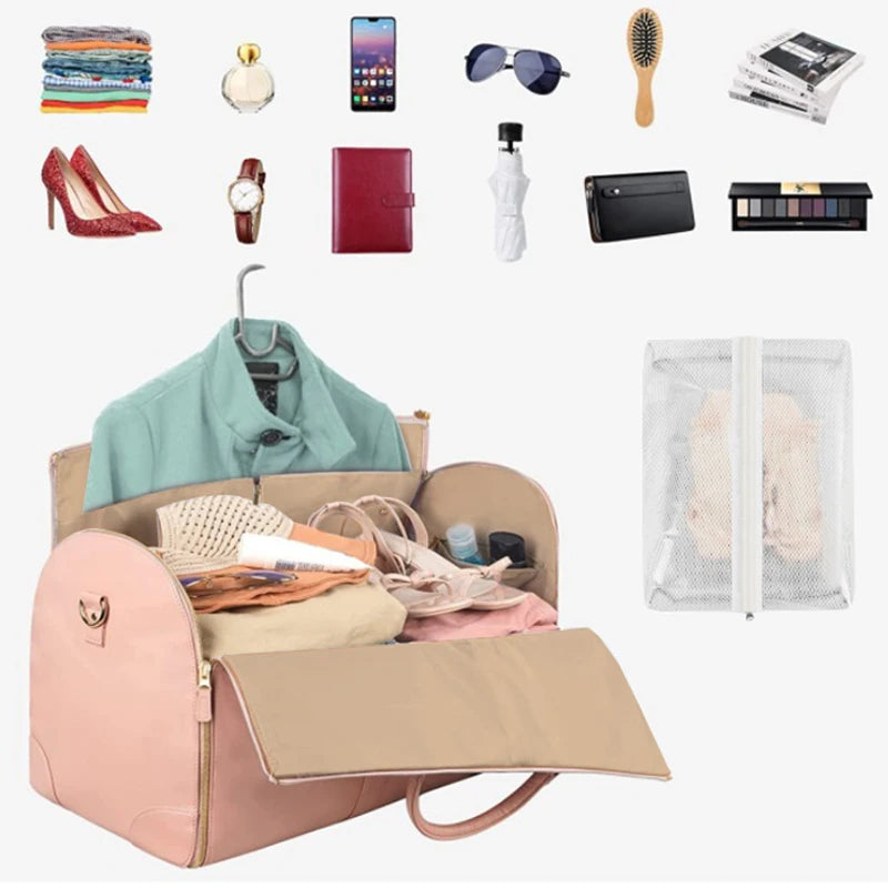 Bolsa de Viagem Dobrável e Multifuncional