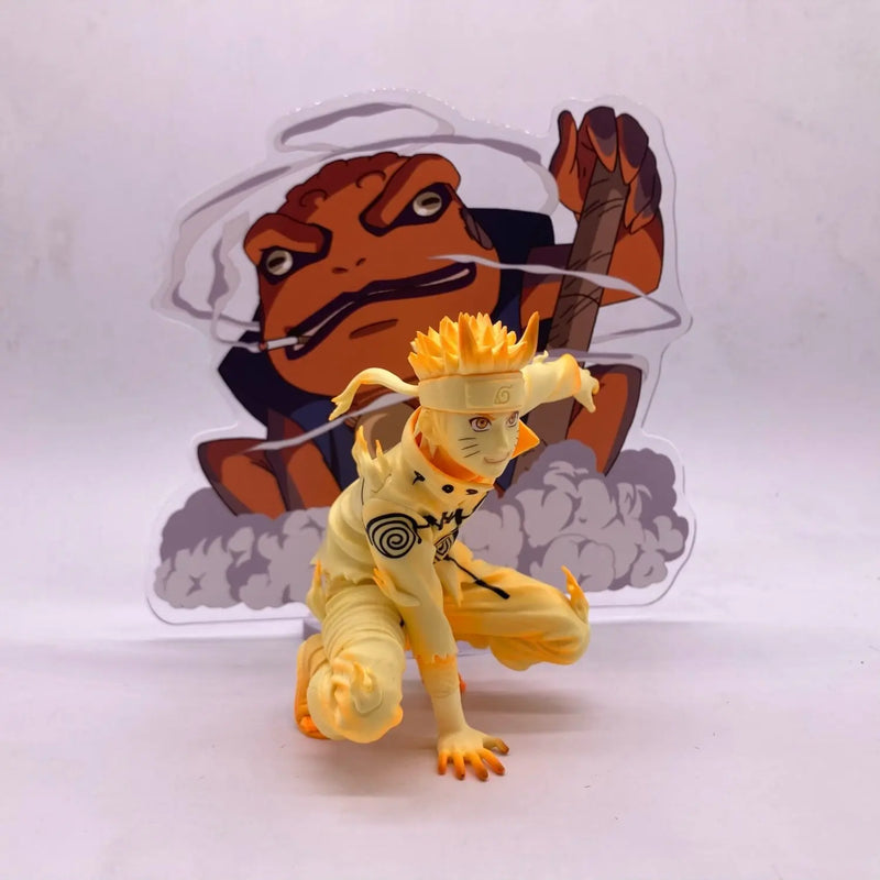 10cm  Naruto Panel Spectacle Haruno Naruto Uchiha Sasuke Sakura Anime Figure Action Figures Model Toys Holiday Gift
