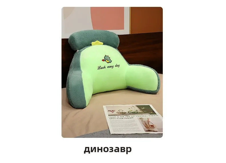 Soft Plu Lumbar Support Pillow Bede Sofa Latex Cuion S Pillow Barest Pad Girls Cartoon Anime Home Decor