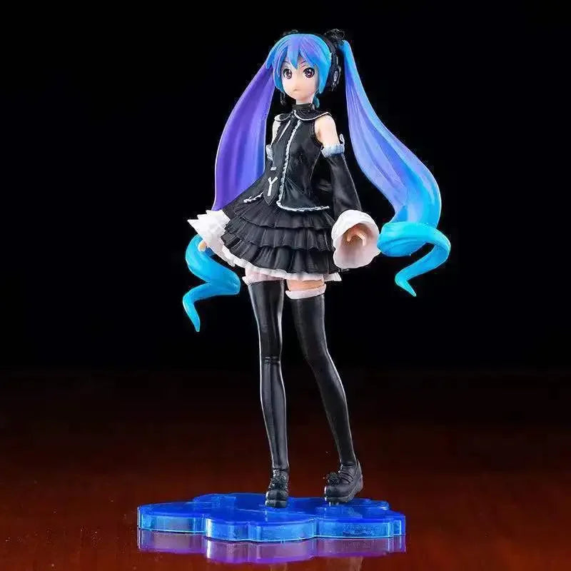 New Anime Miku Cute Kawaii Virtual Singer Manga Statue Pvc Action Figure 15~25cm