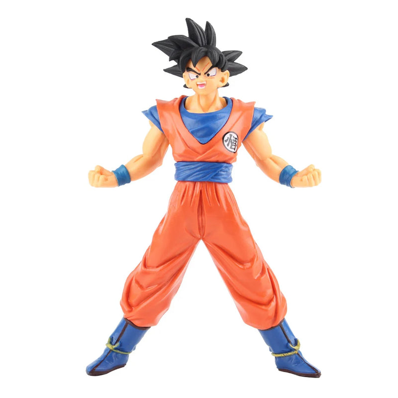 Anime Dragon Ball Z Super Saiyan Son Goku Vegeta Anime Action Figure Model Gifts Collectible Figurines for Kids 18cm