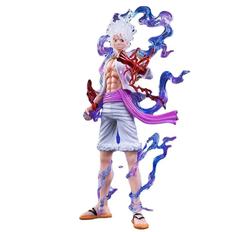 20cm/7.87in Anime One Piece Figure GEAR 5 Nika Sun God Luffy Action Figures Pvc Statue Collection Model Toys Gifts