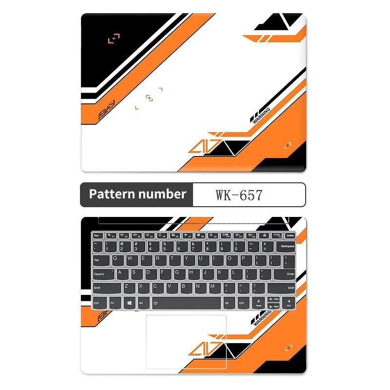 DIY Geometry Cover Laptop Skins Sticker 13.3"14"15.6"17.3"Vinyl Skin Case for Macbook/Lenovo/Hp/Acer Decorate Decal Assessories